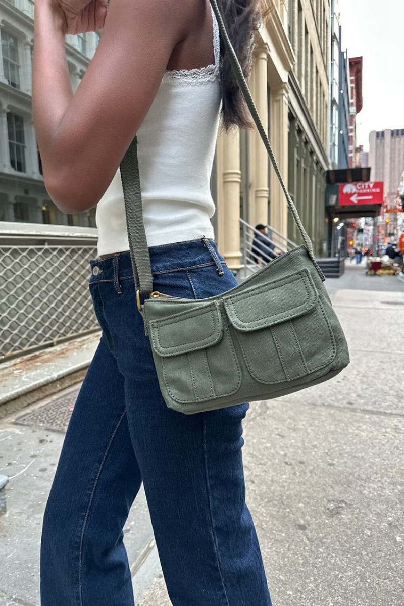 Portefeuilles Brandy Melville Pocket Vert Olive | FJT-17646796